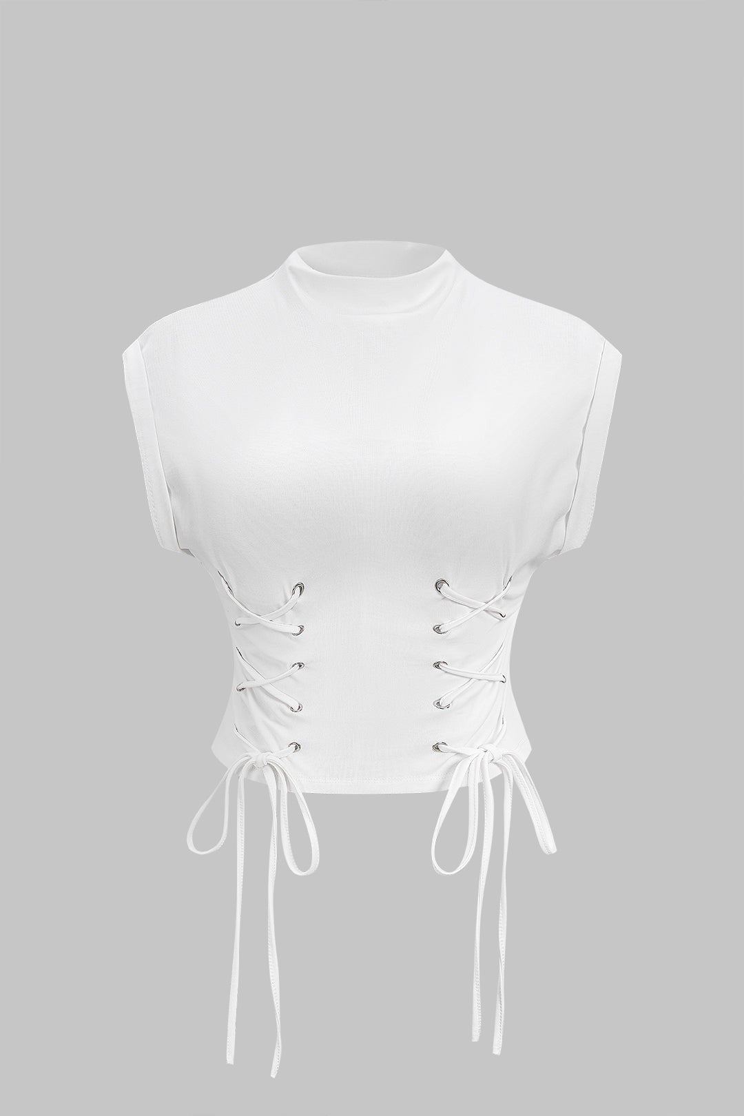 Aiolos Women's Tie-Up Short Sleeve T-Shirt – Fitted Casual Tee