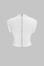 Aiolos Women's Tie-Up Short Sleeve T-Shirt – Fitted Casual Tee