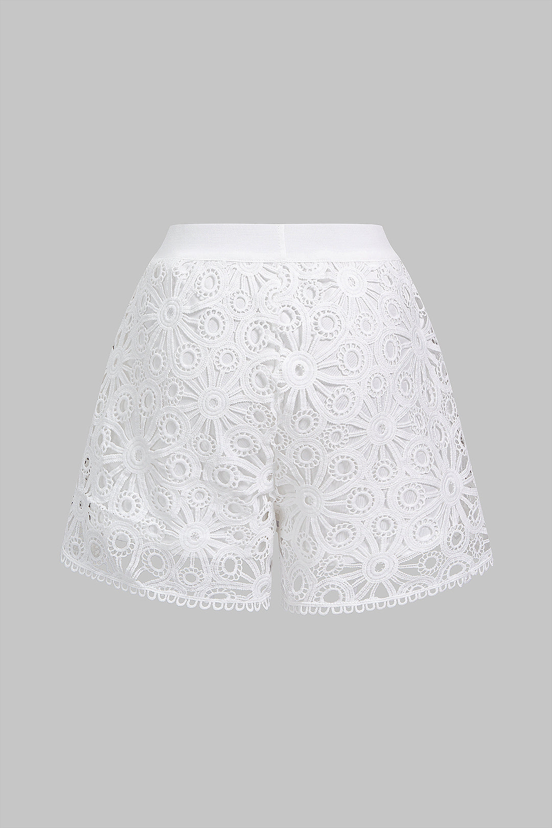 Aiolos Women's Lace Cut-Out Shorts – Semi-Sheer Party Shorts
